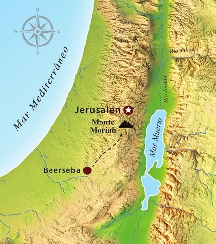 Mapa Israel